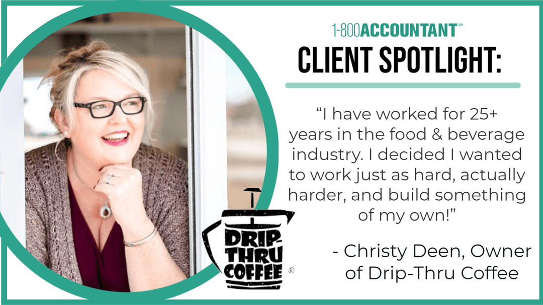 Christy deen owner of drip thru coffee picture and quote